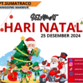 Sambut Natal, PT Sumatraco Langgeng Makmur Kirimkan Ucapan Selamat untuk Karyawan yang Merayakan