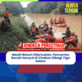 Masih Belum Ditemukan, Pencarian Bocah Hanyut di Cirebon Dibagi Tiga Sektor