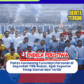 Polres Karawang Turunkan Personel di Sejumlah Titik Nobar, Ajak Suporter Tetap Damai dan Tertib