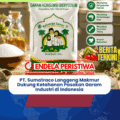 PT. Sumatraco Langgeng Makmur Dukung Ketahanan Pasokan Garam Industri di Indonesia
