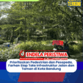 Prioritaskan Pedestrian dan Pesepeda, Farhan Siap Tata Infrastruktur Jalan dan Taman di Kota Bandung